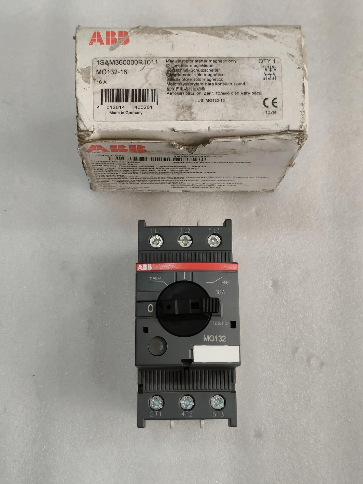 MO132-16 Manual Motor Starter Magnetic Only 16 A