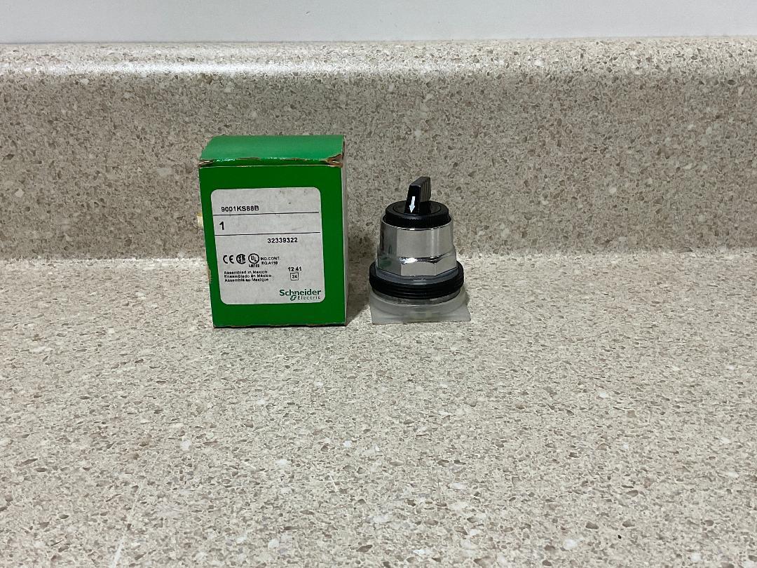 30mm Push Button, Type K, selector switch, 4 position, black knob