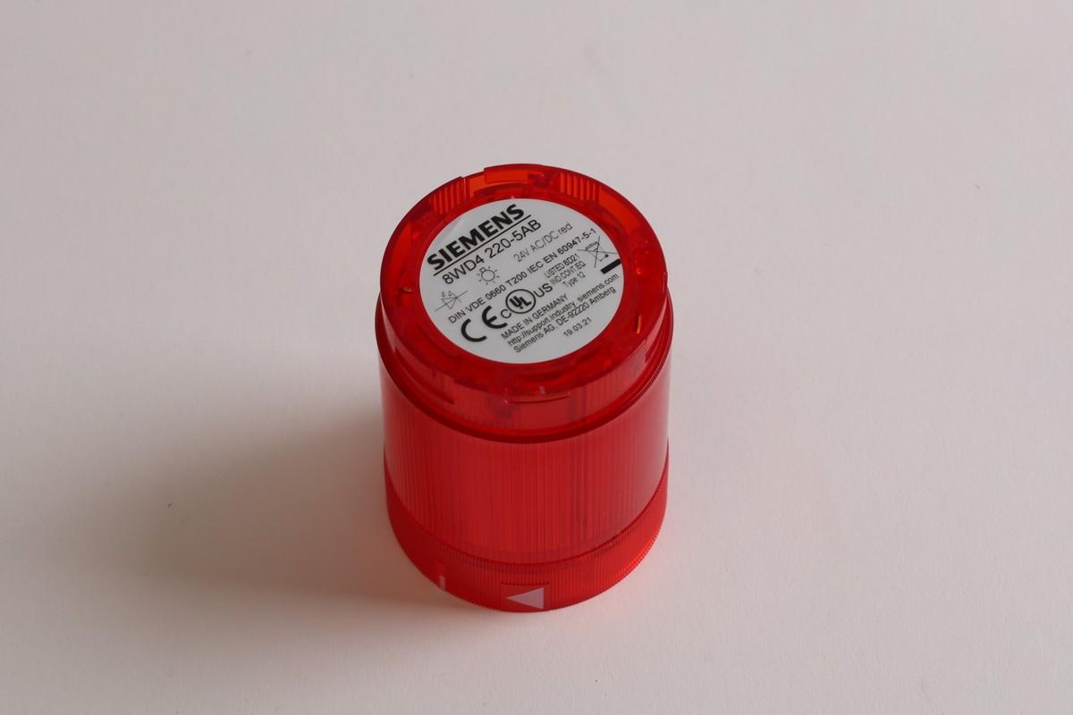 50MM, RED, LED STEADY 24V UC, IP54