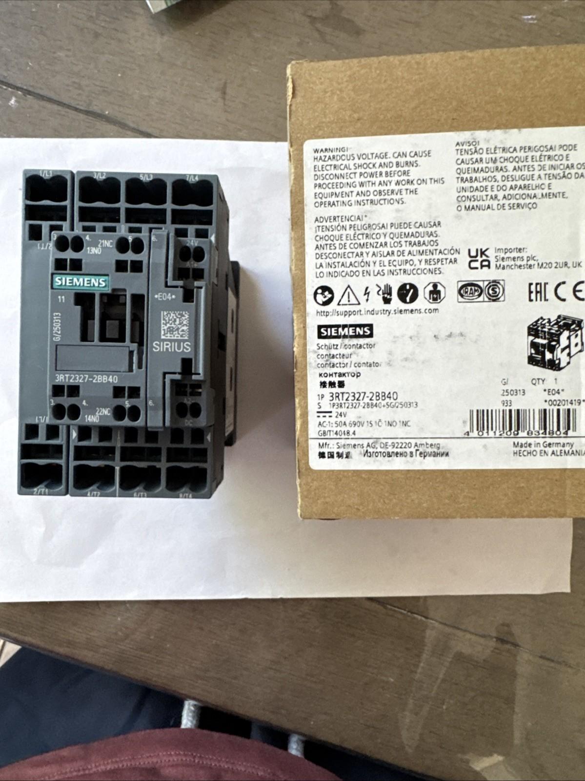 CONTACTOR RES S0 42A 24VDC 5NO/1NC SPRG