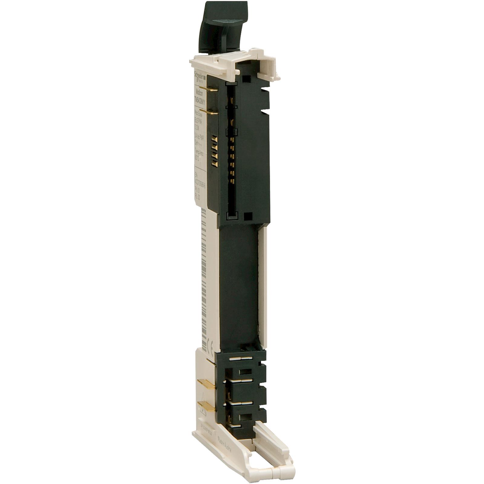 bus base, Modicon TM5, with address setting, 24V DC, white, 1 quantity