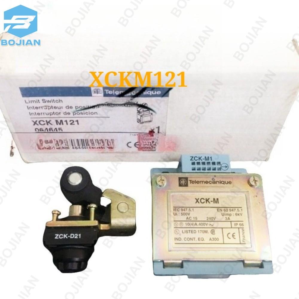 Limit switch, Limit switches XC Standard, XCKM, thermoplastic roller lever plunger, 1NC+1 NO, snap, Pg11