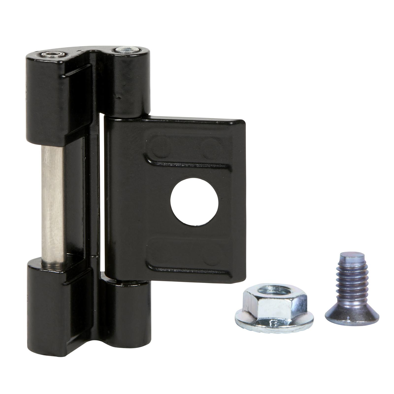 Door hinges for Spacial S3D enclosure, door opening: 180°.