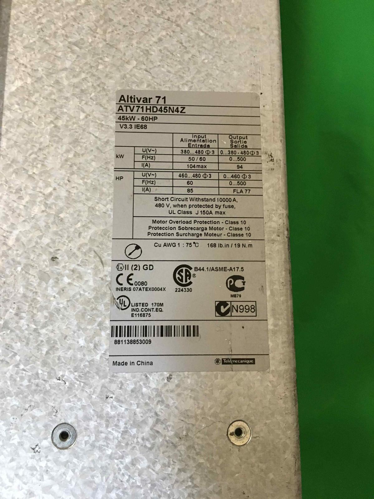 Electric ATV71HD45N4Z ATV71HD45N4Z