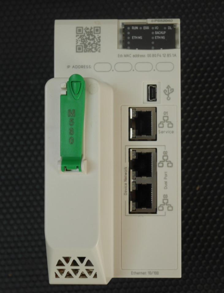 standalone processor, Modicon M580, 8MB, 61 Ethernet devices, 8 remote IO racks of X80, for severe environment