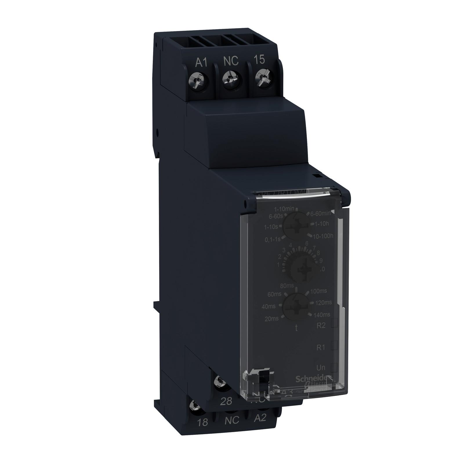 Modular timing relay, Harmony, 8A, 1CO, 0.05 s…300h, star delta, 230…440V AC