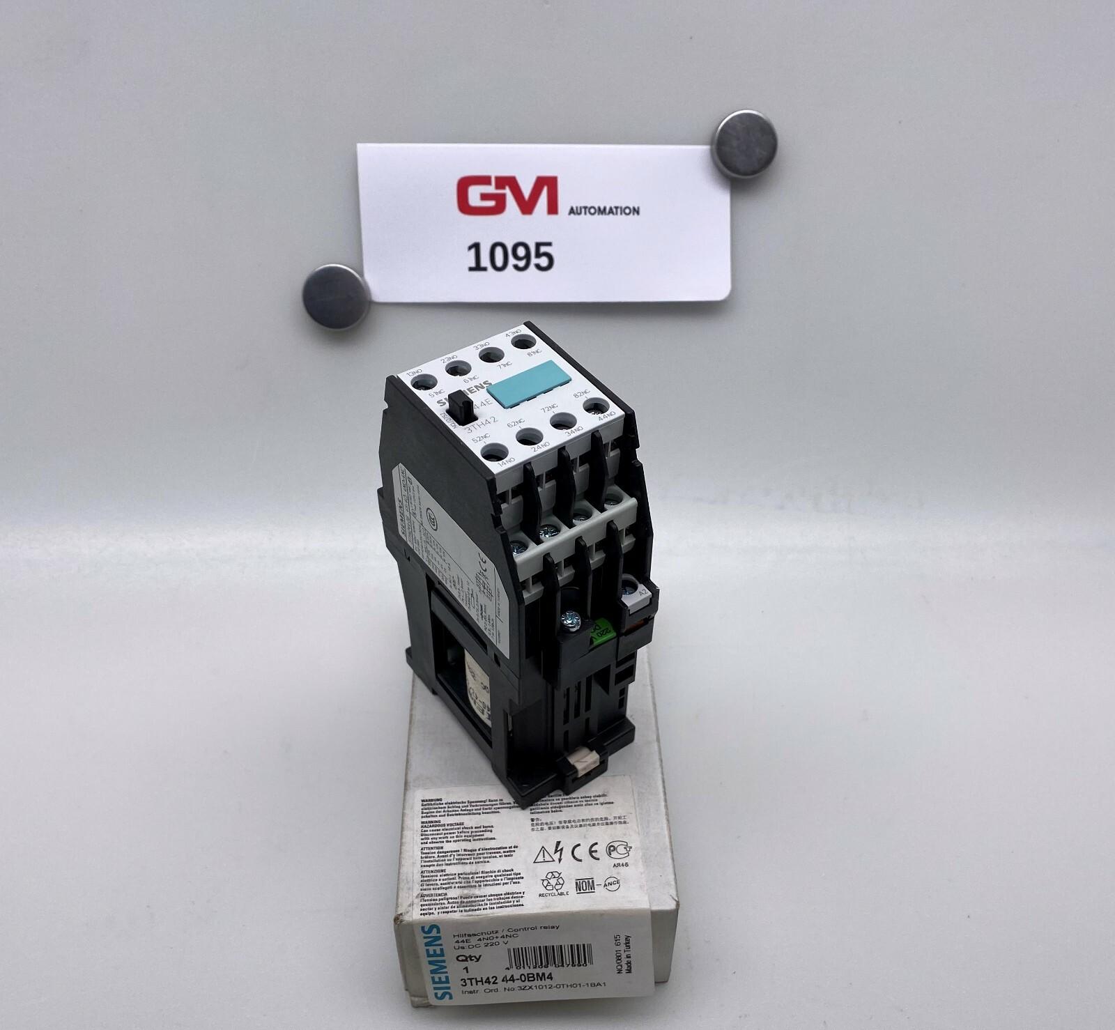 CONTROL RELAY, DC OP, 220V, 4NO+4NC