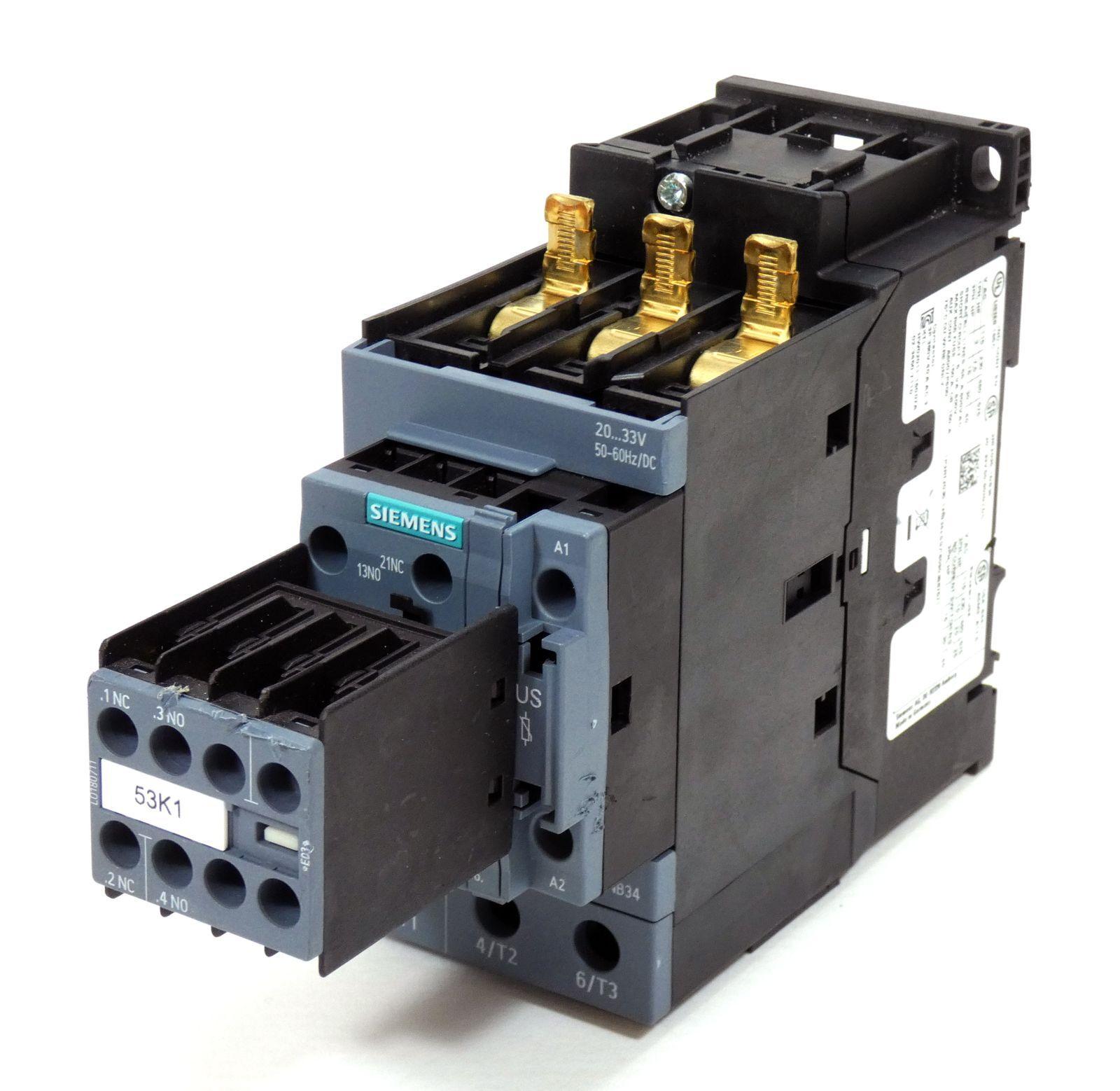 CONTACTOR S2 40A 20-33VUC SCREW 2NO/2NC