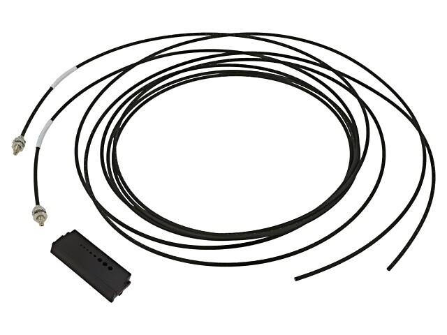 Photoelectric sensors XU, plastic fibre optic for sensor, thru beam, general use, std., 2 m, Sn200mm