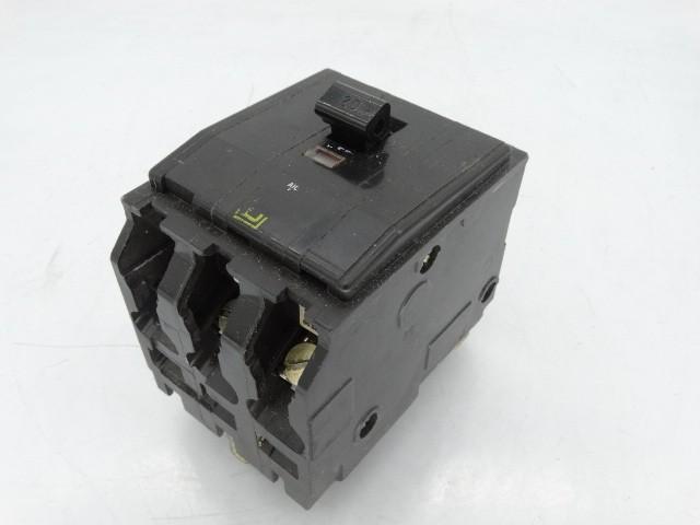 Mini circuit breaker, QO, 20A, 3 pole, 120/240VAC, 10kA, plug in mount