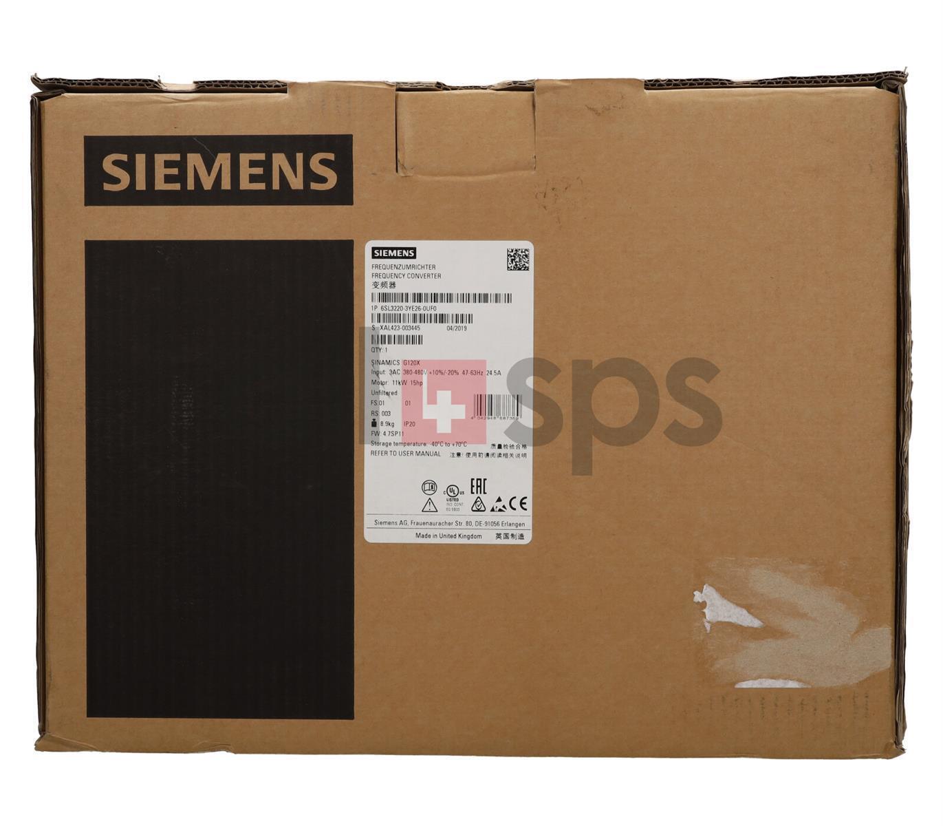 G120X IP20 380...480V 11kW FSC UF