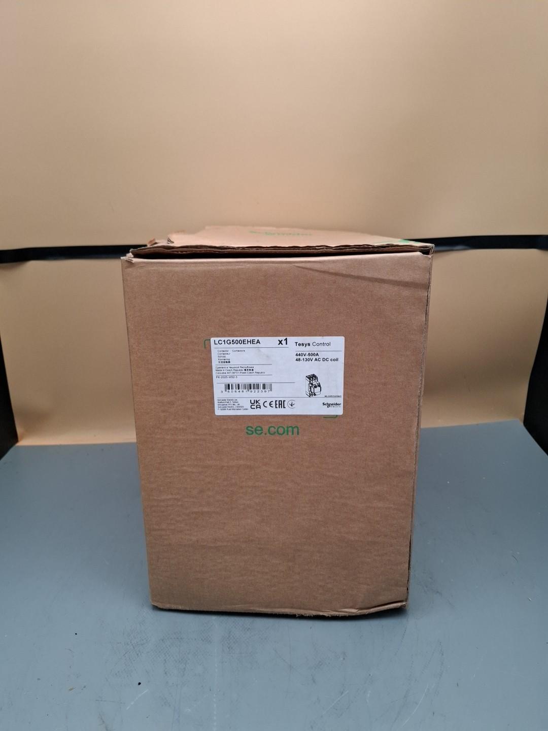 Contactor, high power, TeSys Giga, advanced version, AC-3, <= 440V, 500A, 3 pole/NO, 48-130VAC/DC coil