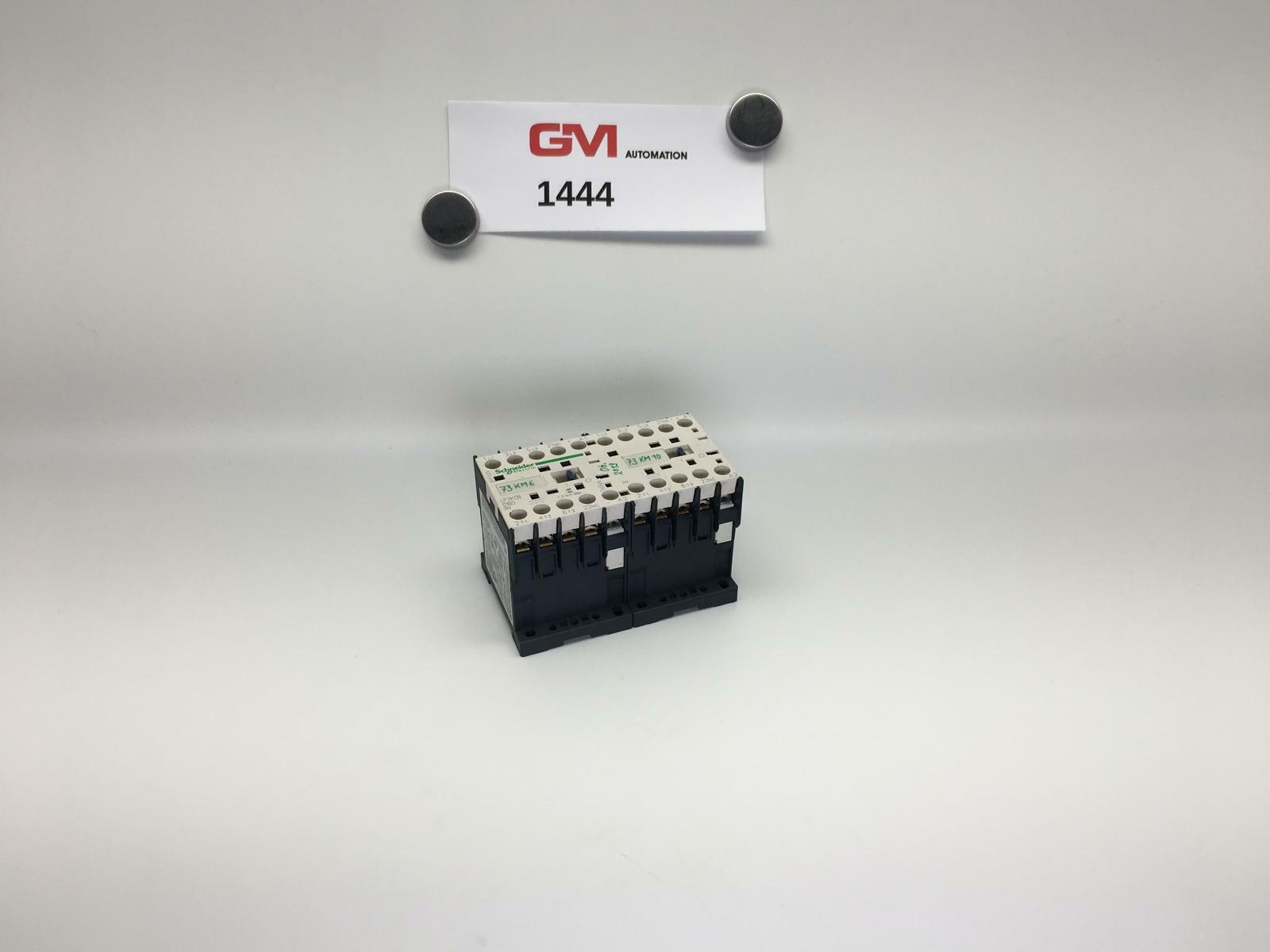 Reversing contactor, TeSys K, 3P, AC-3, lt or eq to 440V 9A, 1 NC, 24VDC coil