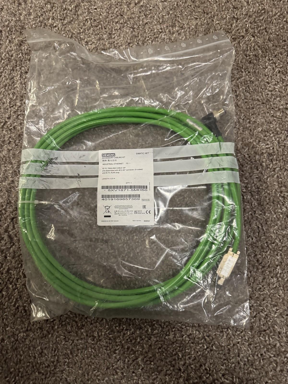 IE CONNECTING CABLE M12-90/IE RJ 45. 5M