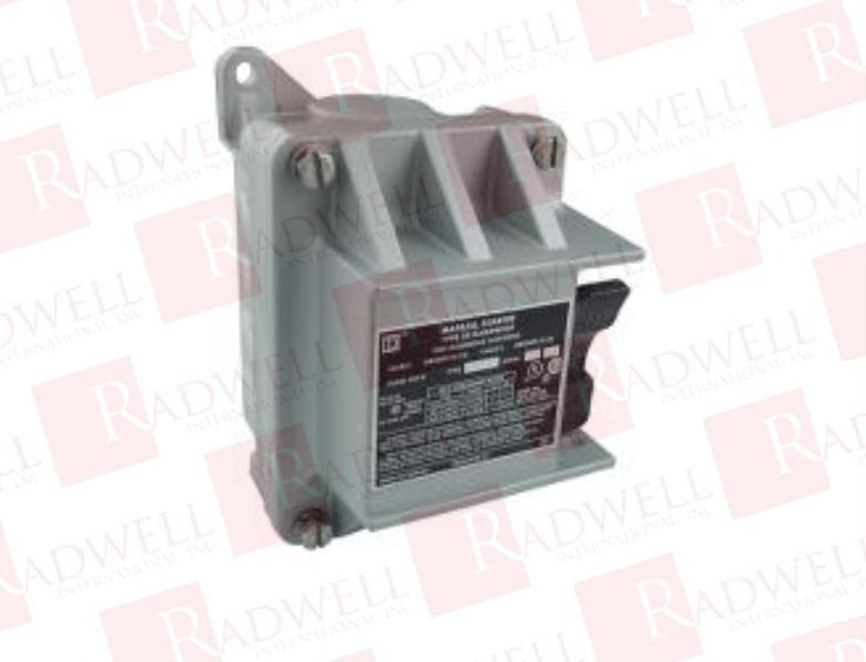 Switch, manual, 30A, 3 pole, 10 HP at 575 VAC, three phase, toggle operated, no indicator, NEMA 7/9, one conduit opening