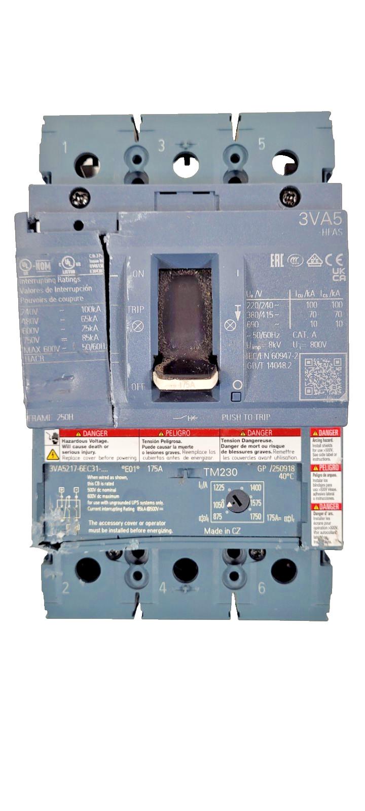 BRKR 3VA52 3P 175A 65KA FTAM