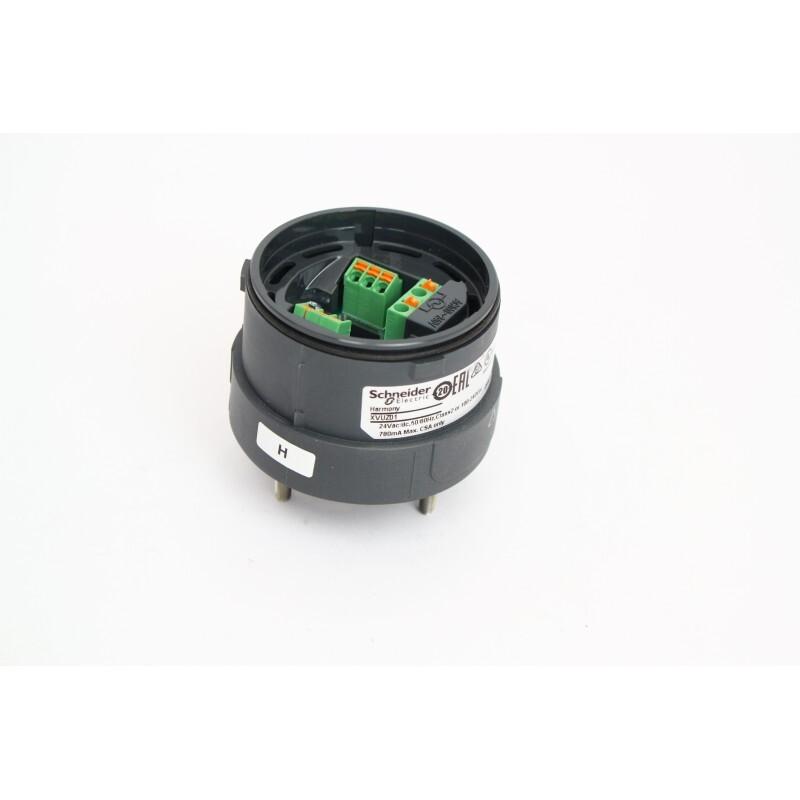 Fixing unit for modular tower lights, Harmony XVU, black, 60mm, 3 pins direct mounting