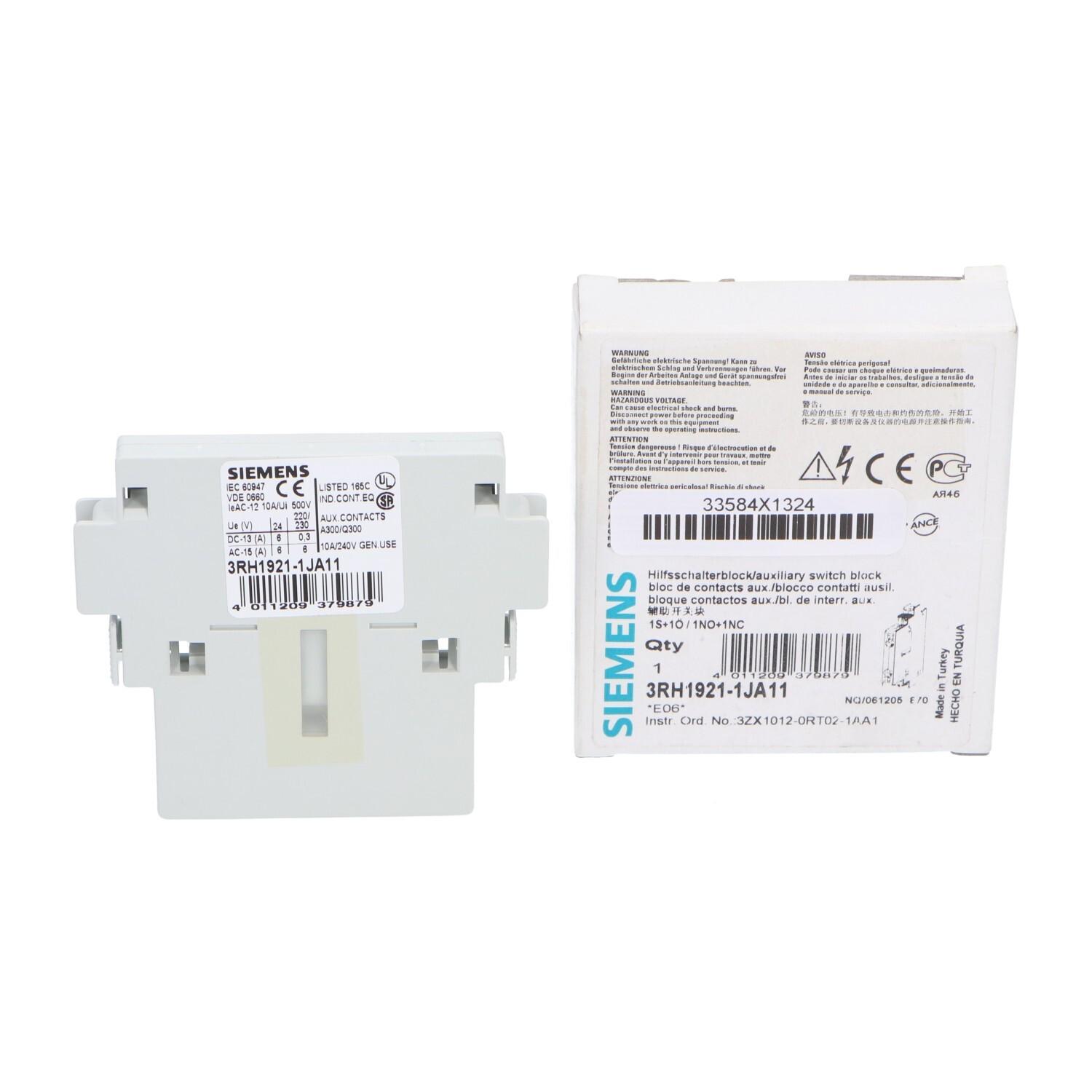 AUXILIARY SIDE, S3 1NO + 1NC