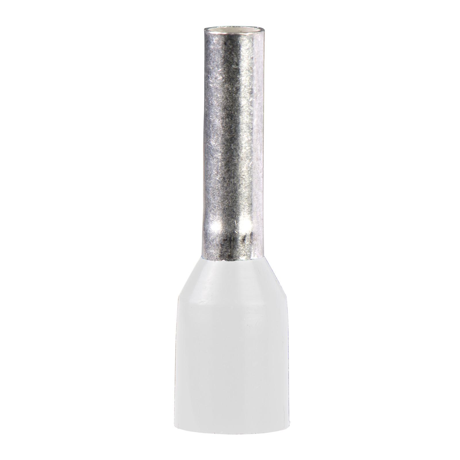 Cable ends, Linergy TR cable ends, single conductor, white, 0.5mm², medium size, 10 sets of 100