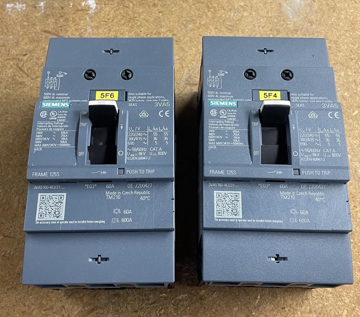 BRKR 3VA51 3P 60A 25KA FTFM