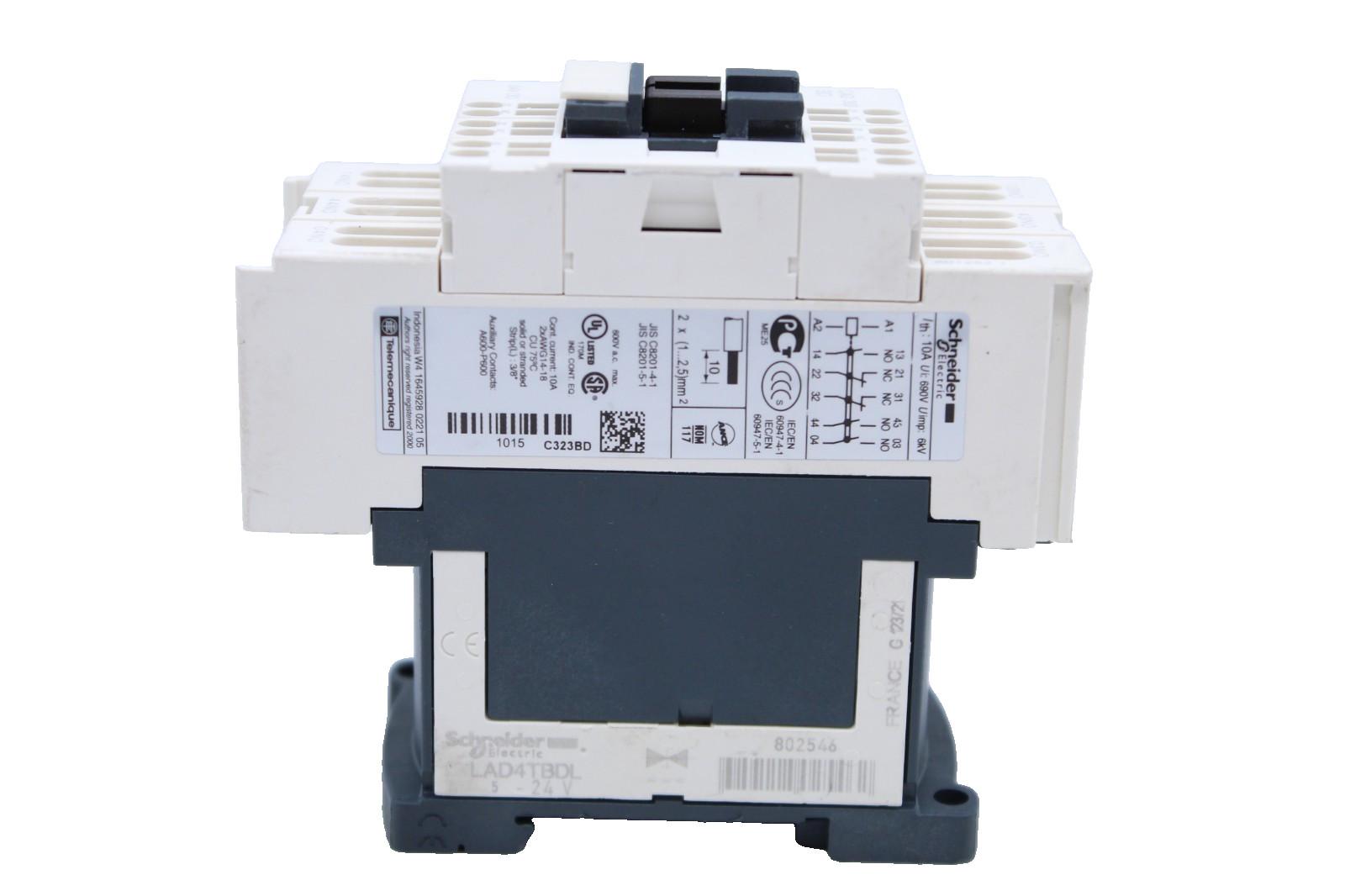 TeSys Deca control relay - 3 NO + 2 NC - <= 690 V - 24 V DC standard coil