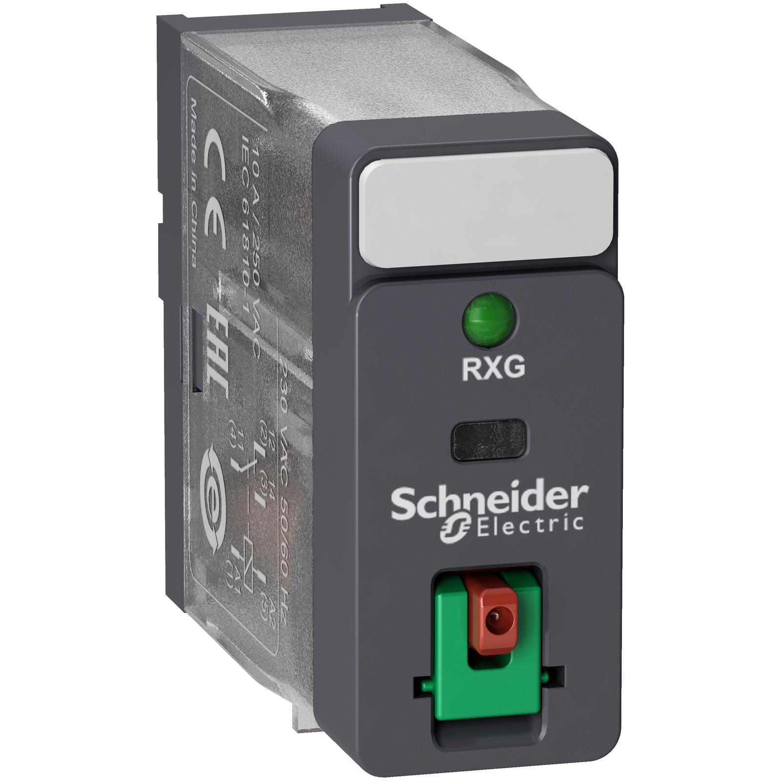 interface plug in relay, Harmony Electromechanical Relays, 10A, 1CO, with LED, lockable test but to n, 48V AC