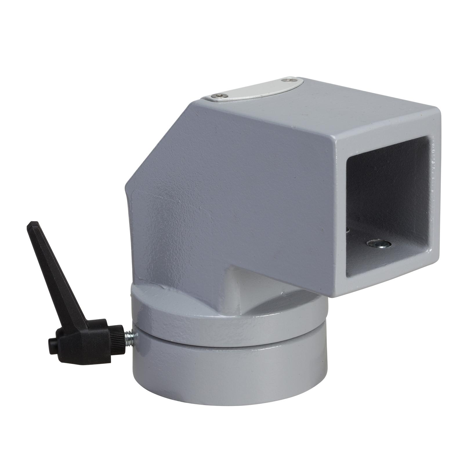 Horizontal rotating fixing, square 50 mm RAL 7040. For S3CM HMI encl.