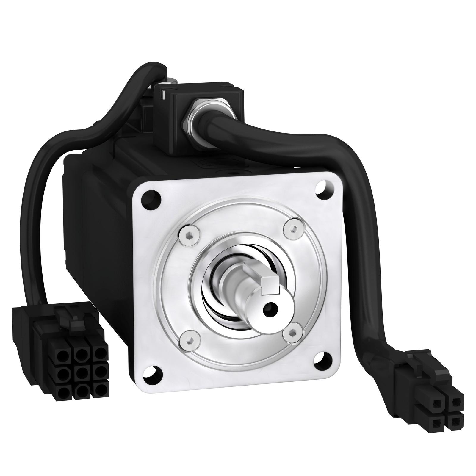 servo motor BCH, Lexium 28, 60mm, 400W, 0.28kg.cm², with oil seal, with key, brake, leads connection
