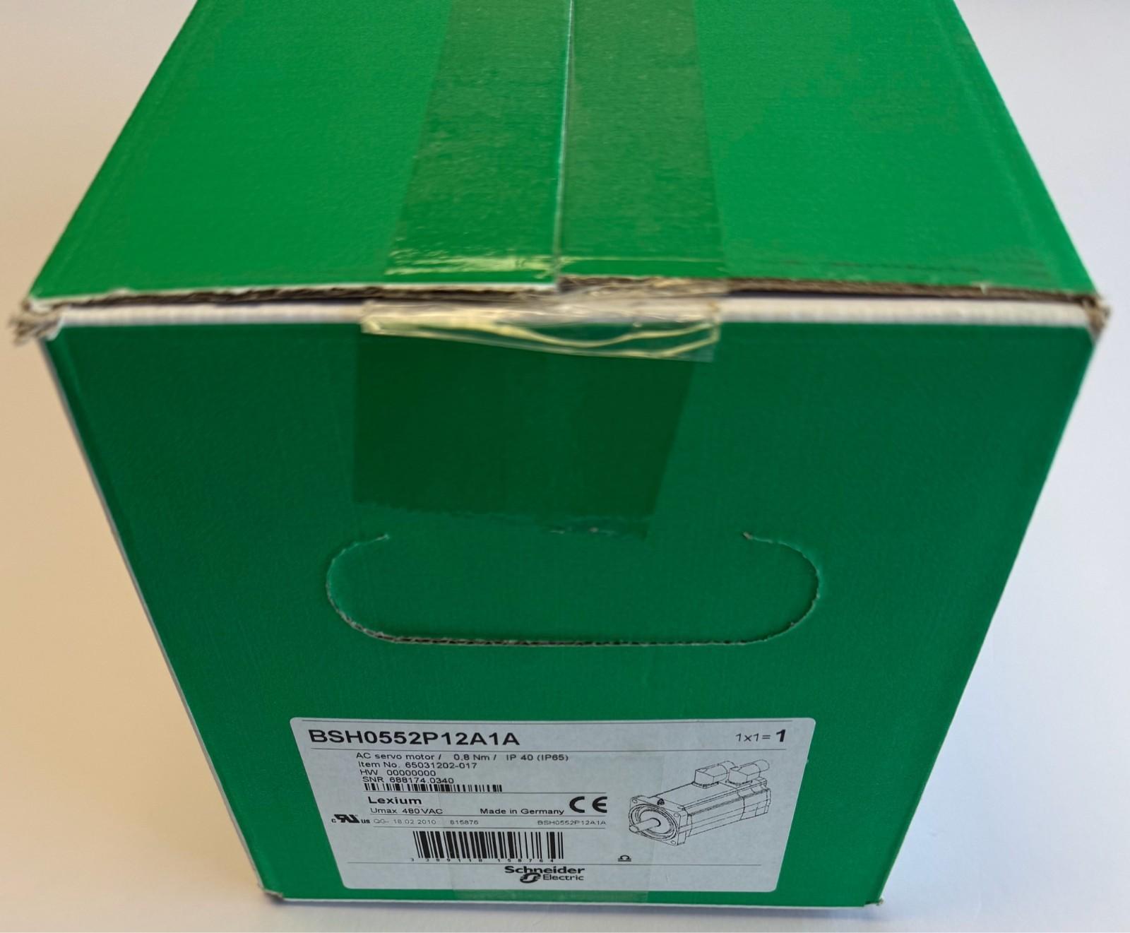 AC servo motor BSH, Lexium 05, 0.9N.m, 4000rpm, keyed shaft, without brake, IP50