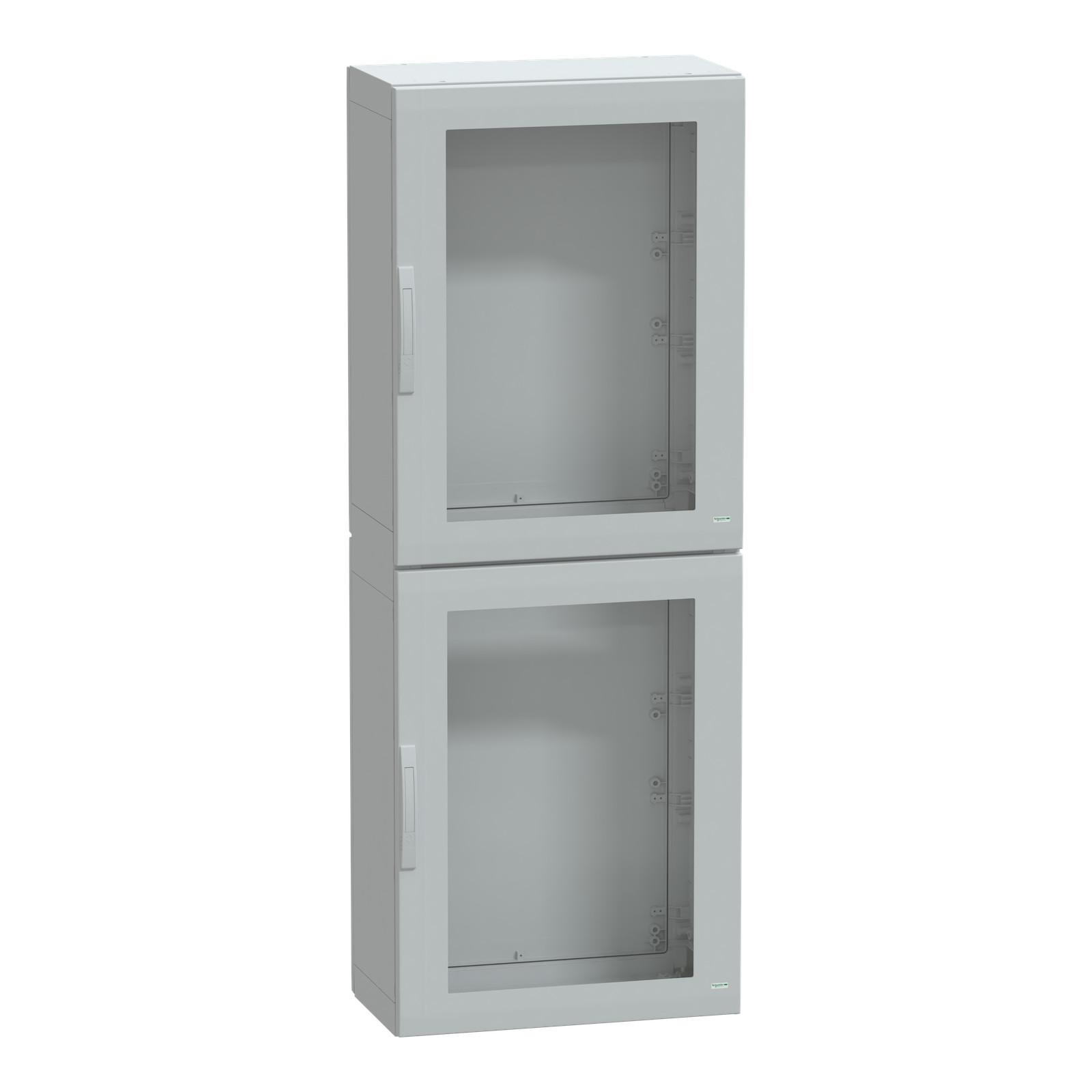 Floor standing polyester enclosure, Thalassa PLA, glazed door, completely sealed, 2000x750x420mm, IP65, IK08