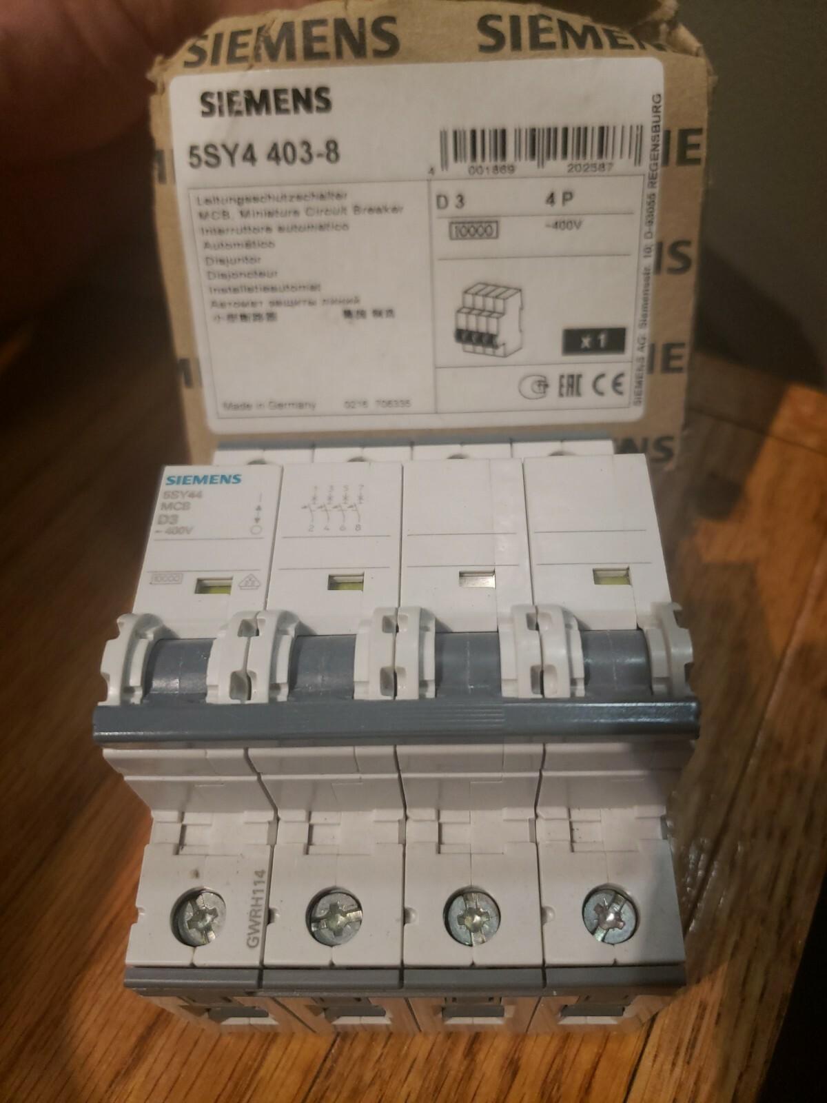 SUP PTOR 5SY4 4P 480V 3A 5K D-TRIP