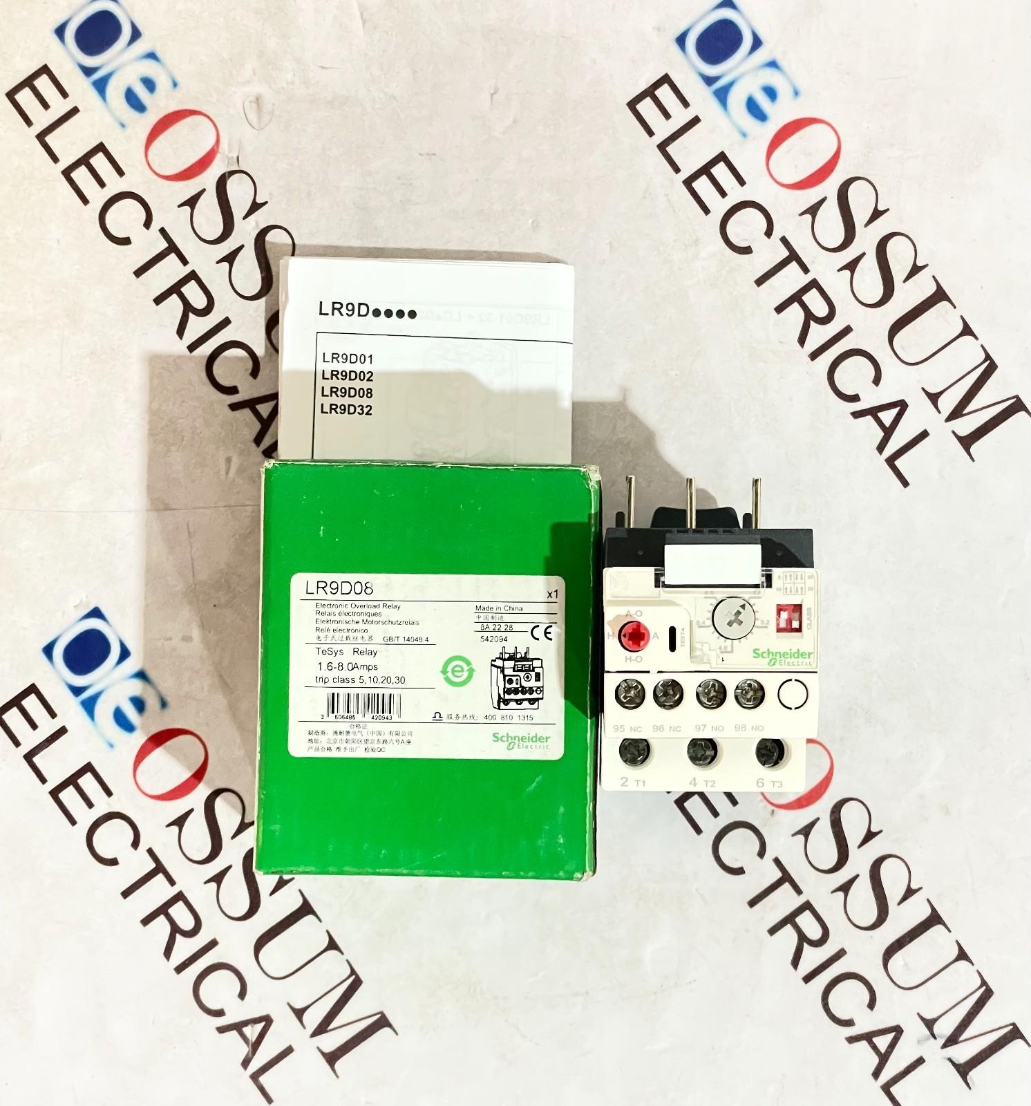 Overload relay, TeSys LRD, motor protection, 1.6A to 8A, 3 phase, withstand 6kV impulse, 2kV surge, electronic thermal