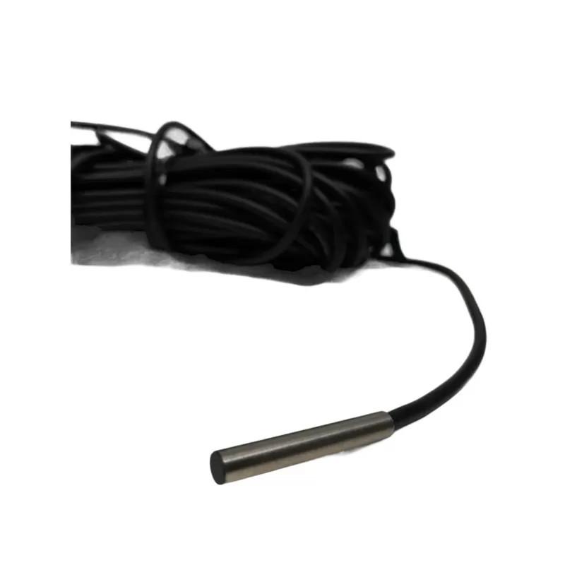 Inductive proximity sensors XS, inductive sensor XS1 Ø4, L28mm, stainless, Sn0.8mm, 5..24VDC, cable 2m