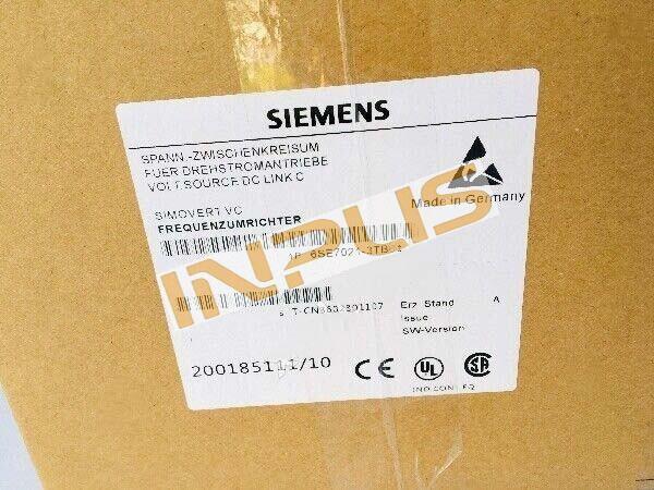 6SE7 021-3TB61 6SE7021-3TB61-Z VECTOR CONTROL INVERTER COMPACT UNIT