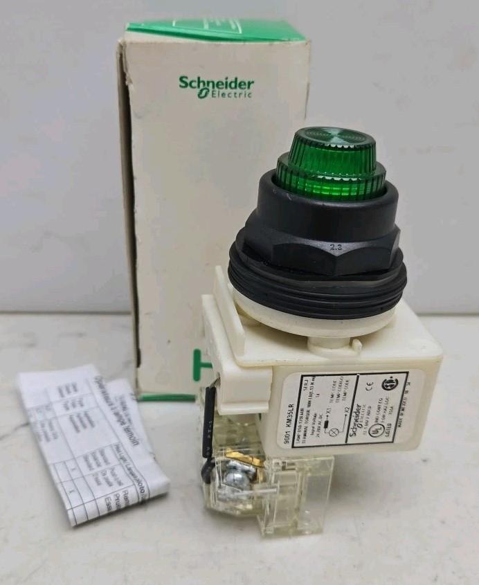 Push-to-test pilot light head, Harmony 9001SK, plastic, without cap, 30mm, 24-28V