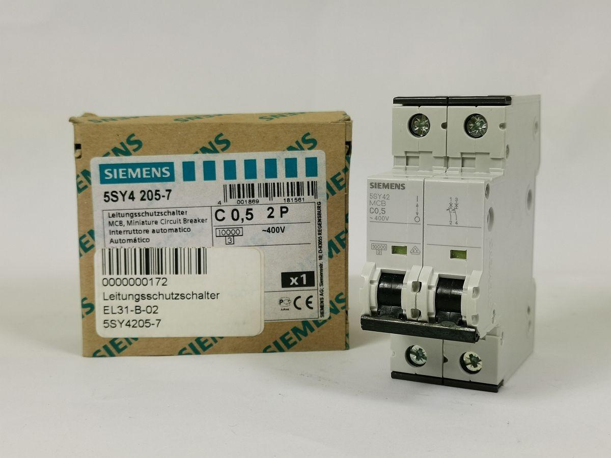 SUP PTOR 5SY4 2P 480V 0.5A 5K C-TRIP