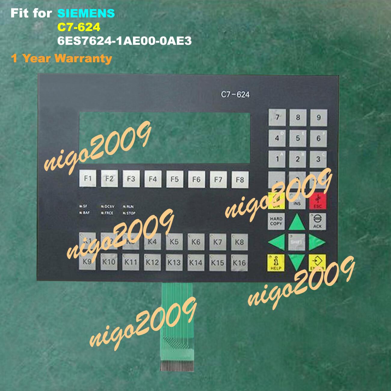 Fit C7-624 6ES7624-1AE00-0AE3 Membrane Key Mask 1-Year
