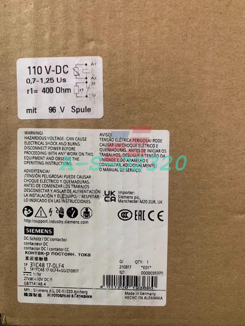 CONTACTOR, SZ2, 2P, 750V, 2NO+1NC