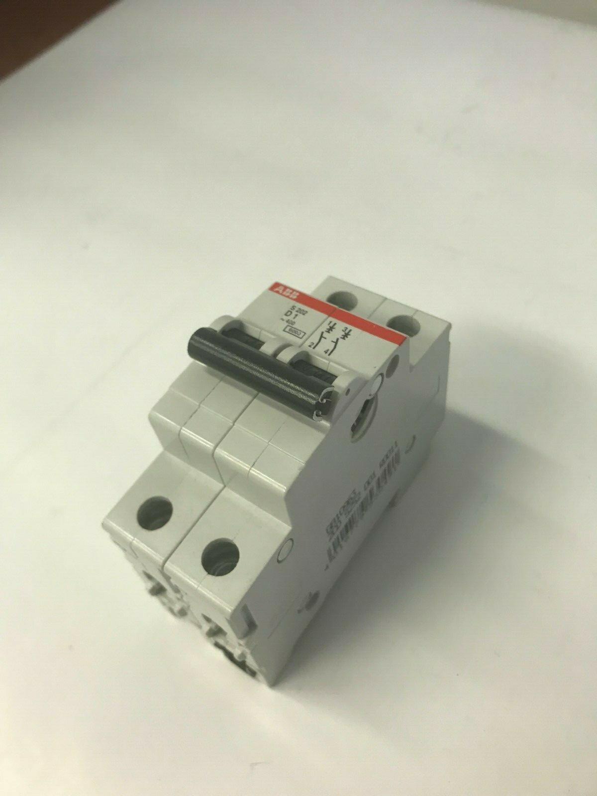 S202-D1 Miniature Circuit Breaker - 2P - D - 1 A