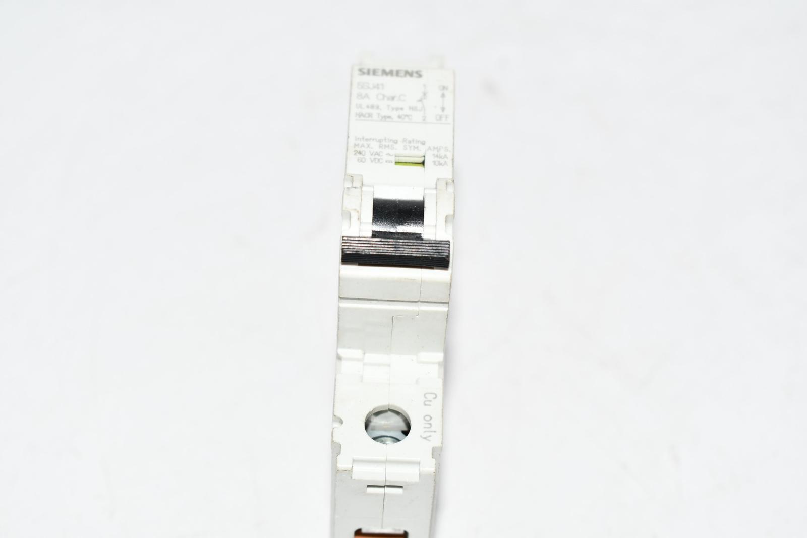 MCB 5SJ4 1P 240V 8A SAME PH 14K C-TRIP