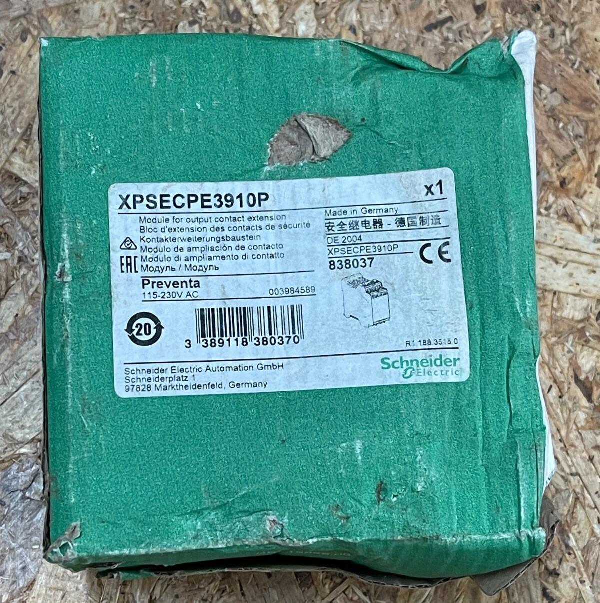 module XPSEC - increasing the number of safety contacts - 115..230 V AC DC