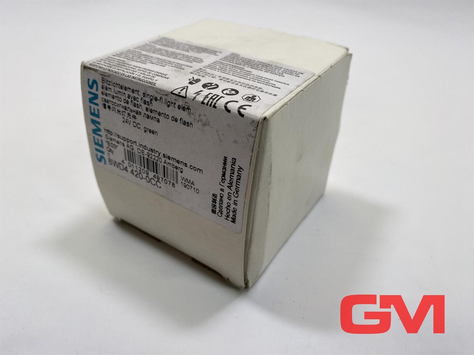 SIG.COL.SINGLE-FLASH LIGHT GREEN 24V