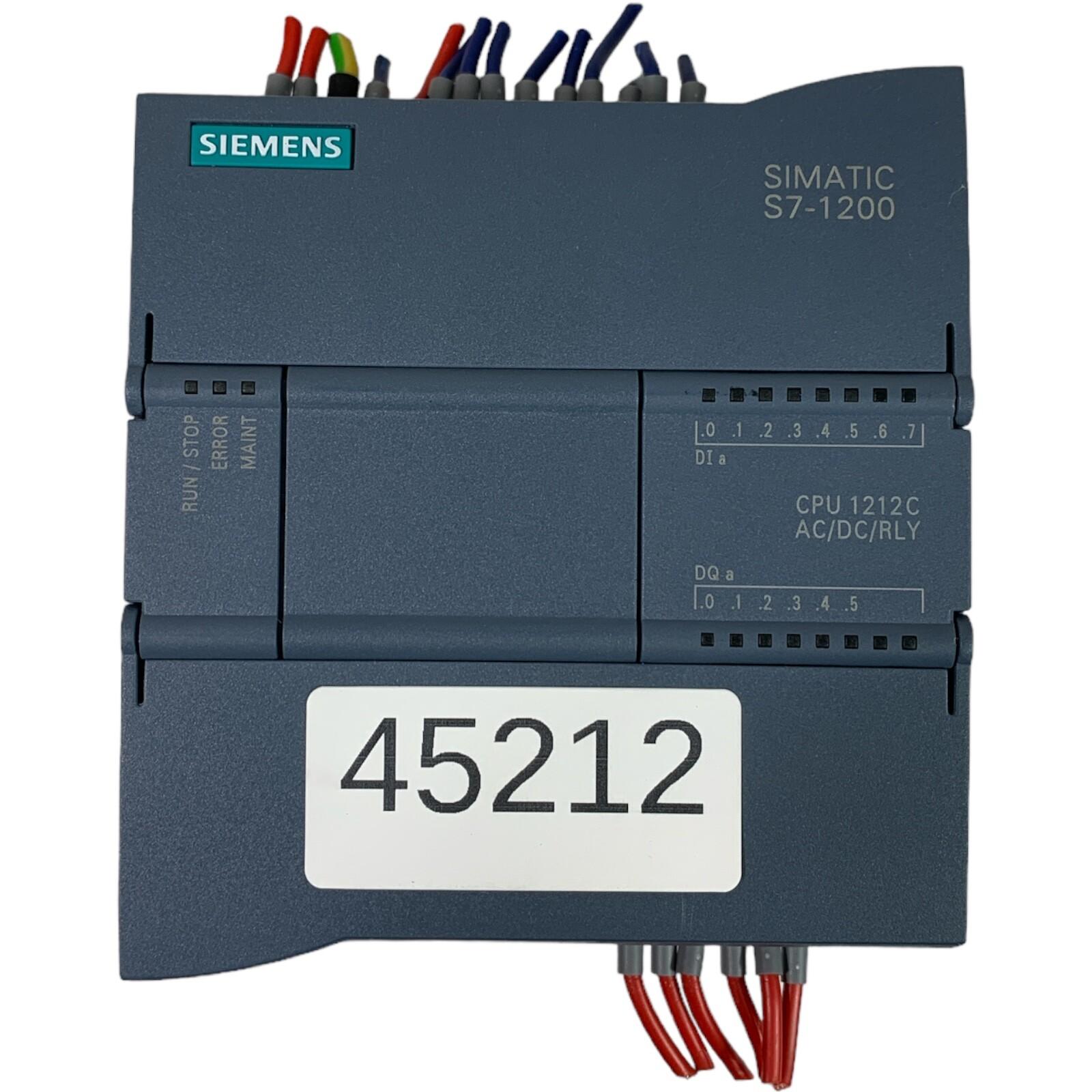 CPU 1212C, AC/DC/RELAY, 8DI/6DO/2AI