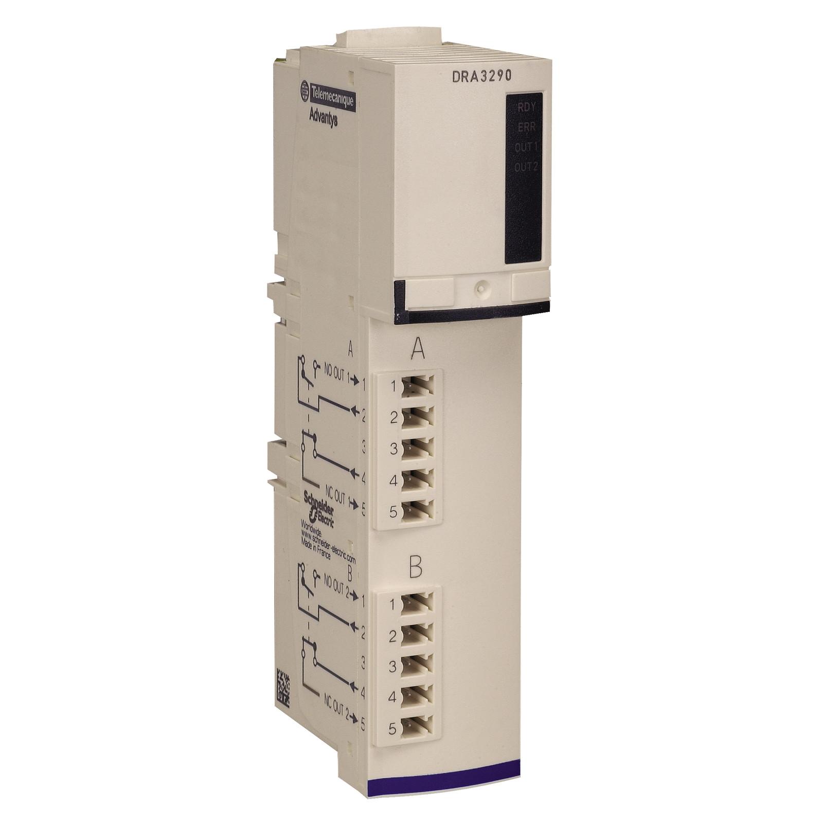 standard digital output kit, Modicon STB, 24V DC, 2 relay output