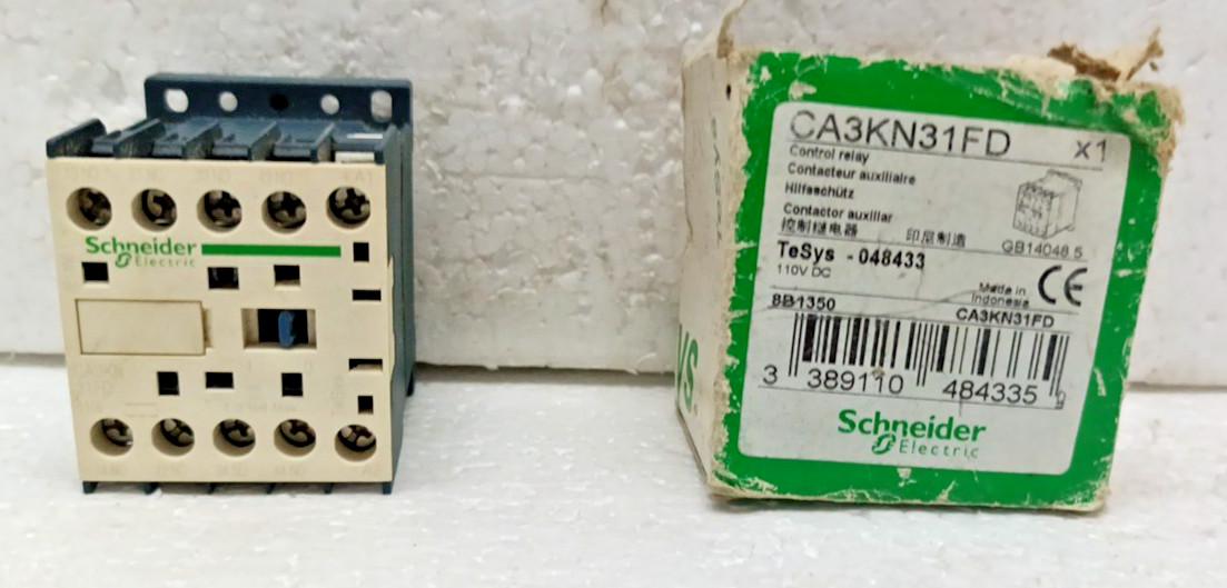 Control relay, TeSys K, 3 NO + 1 NC, lt or eq to 690V, 110VDC standard coil