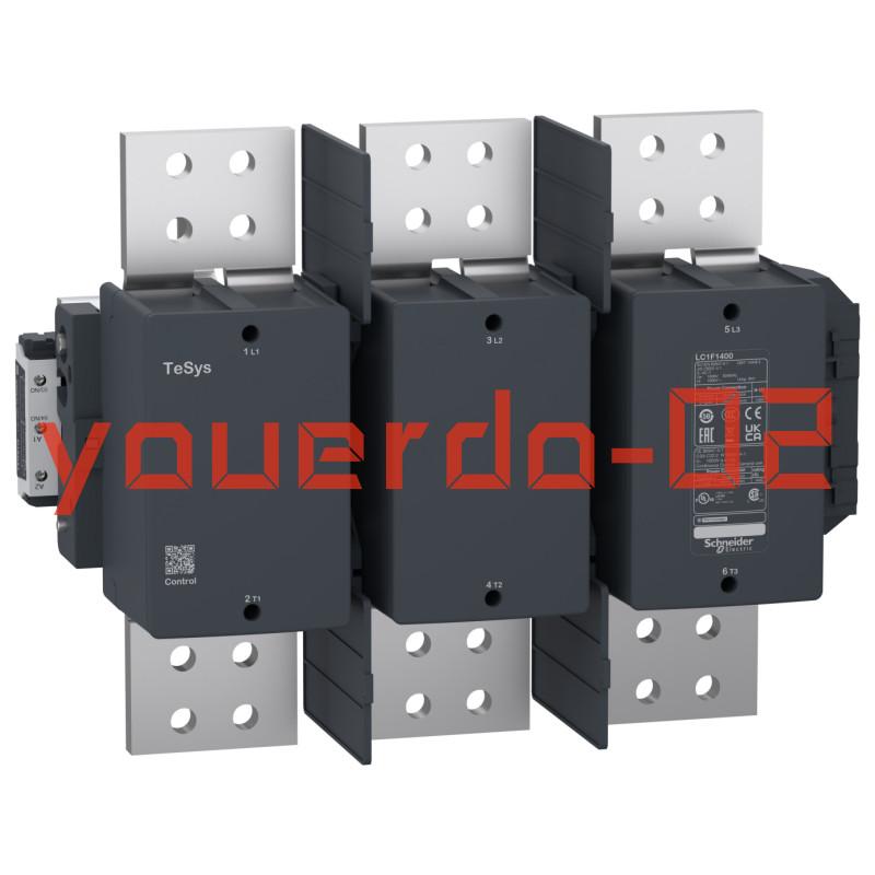 contactor, TeSys F, 3P(3NO), AC-1, <=1000V 1400A, coil 230V AC