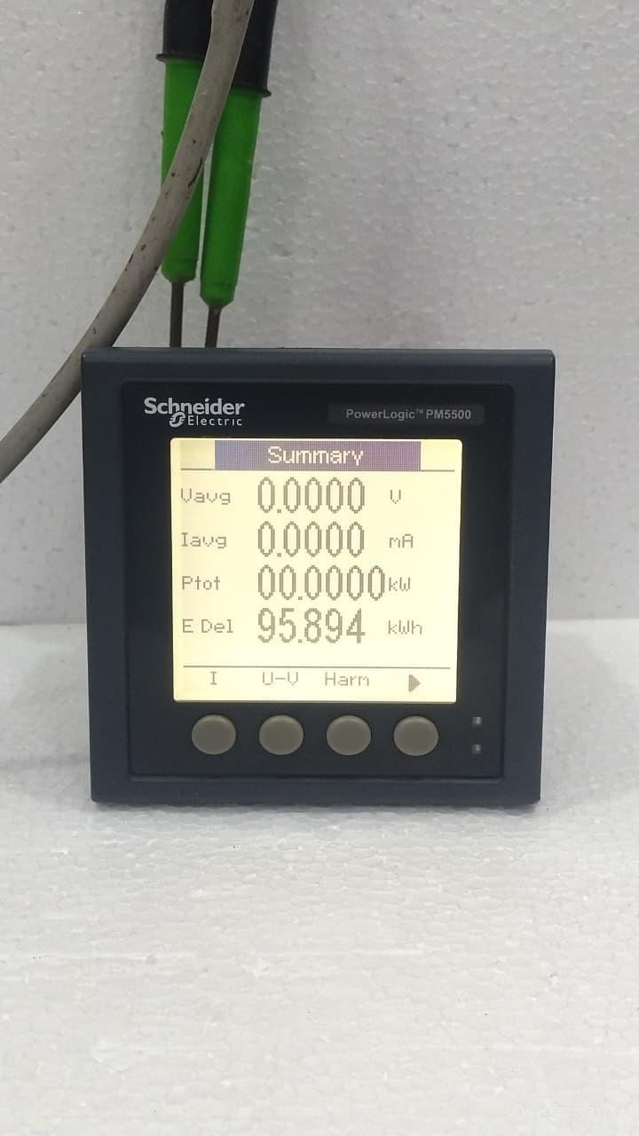 power meter PowerLogic PM5560, 2 ethernet, up to 63th Harmonic, 1,1MB 4DI/2DO 52 alarms