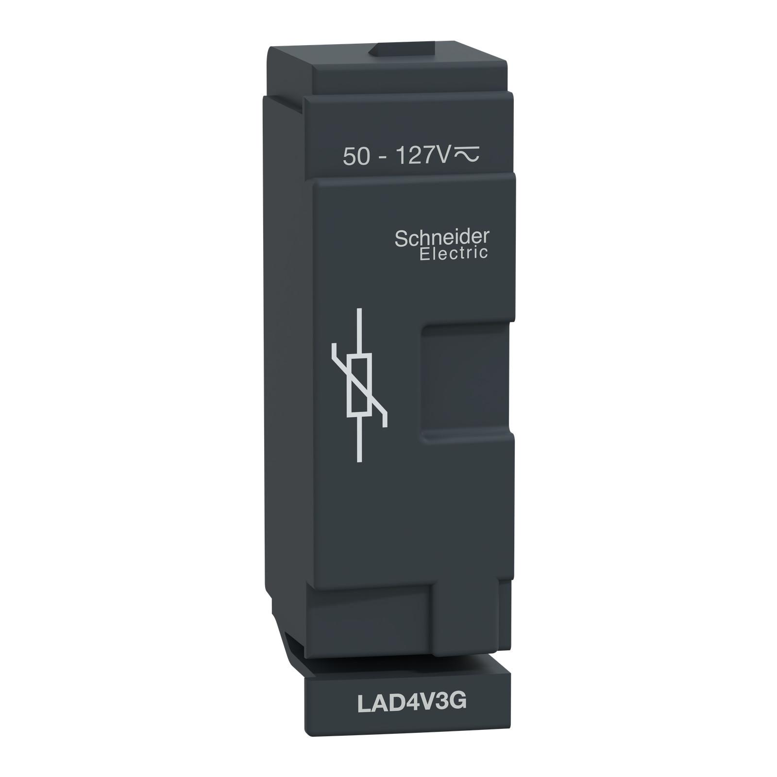 TeSys Deca - suppressor module - varistor - 50...127 V AC/DC