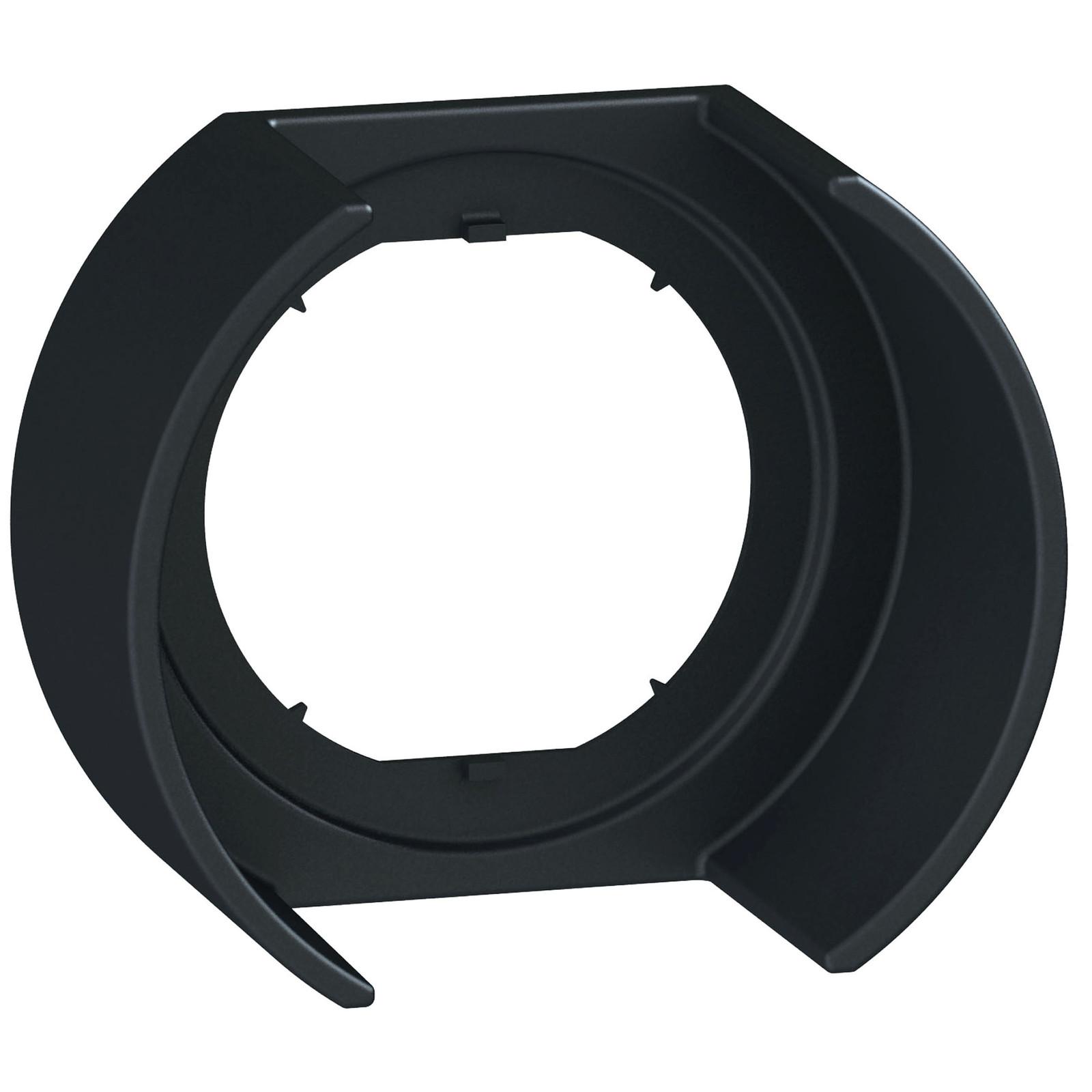 Guard, Harmony XB4, Harmony XB5, isolation accessory, plastic, black, for standard head push button, horizontal mounting, ZB4BC/ZB5BC