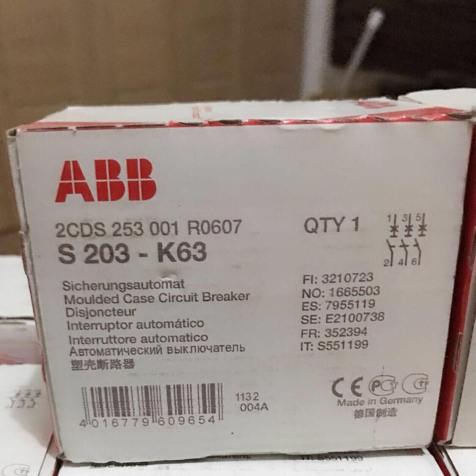 S203-K63 Miniature Circuit Breaker - 3P - K - 63 A